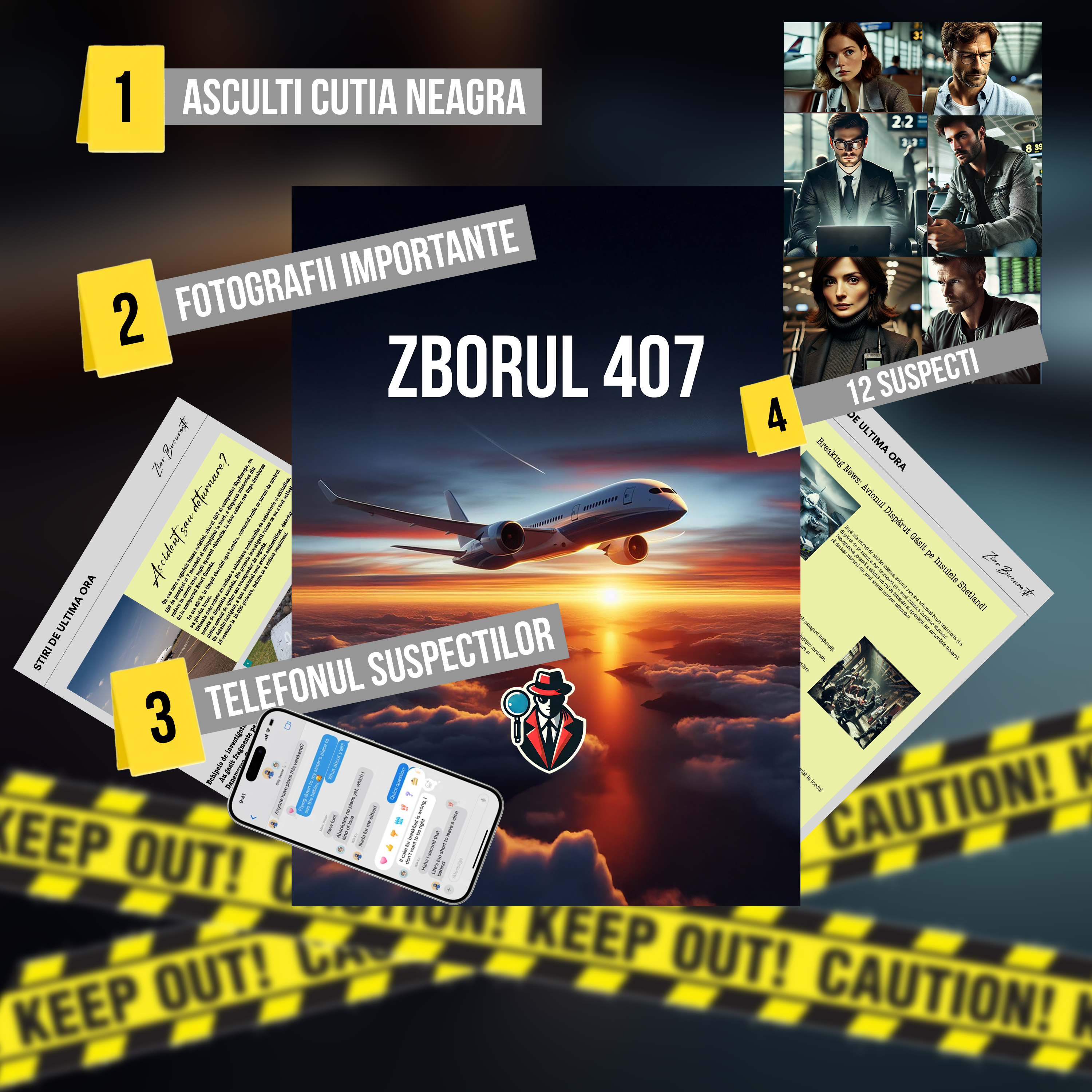 MISTERUL ANCHETELOR - ZBORUL 407